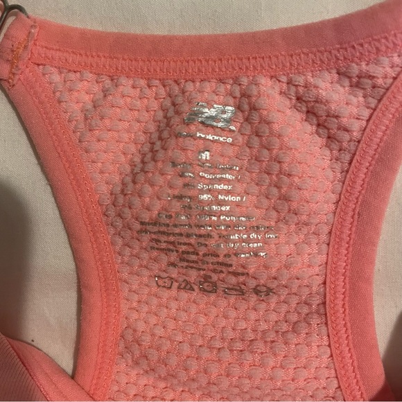 New Balance Medium Pink Sports Bra - Picture 4 of 4
